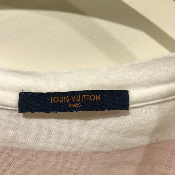 LOUIS VUITTON Hand painted t shirt